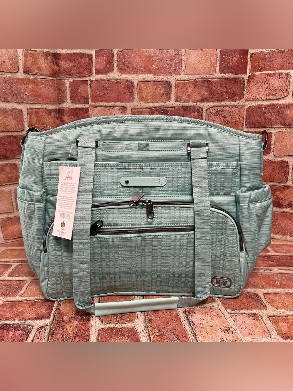 Lug Windjammer Aqua Weekender Tote Bag Trolley Crossbody Travel Shoulder